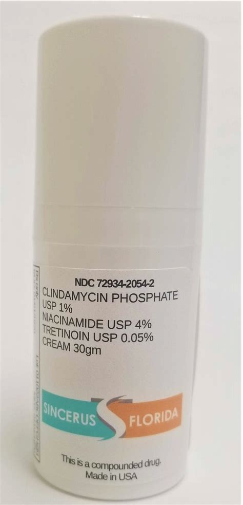 Clindamycin 1% / Niacinamide 4% / Tretinoin 0.05% Cream while Breastfeeding