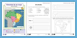 Atividade de Geografia - Esboçando um mapa (teacher made)