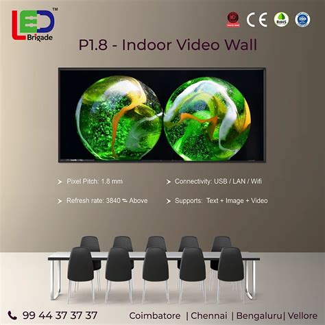 Led Module - P1.8 LED Video Wall Indoor Service Provider from Coimbatore