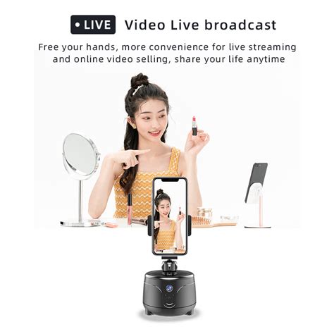Y8 360 Degrees Rotation Smart AI Gimbal Face Tracking Camera Mobile Ph ...