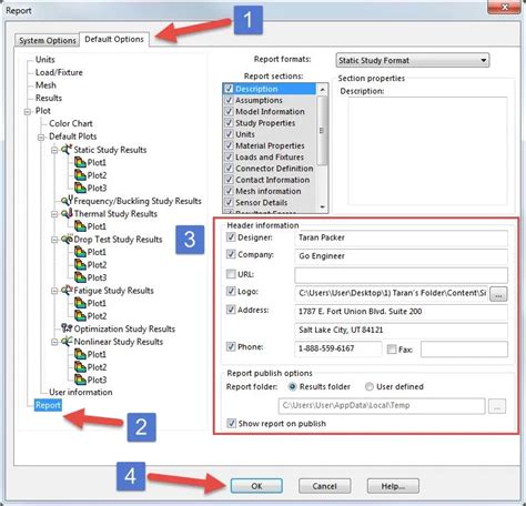 Image result for Making Simulation Report in SolidWorks