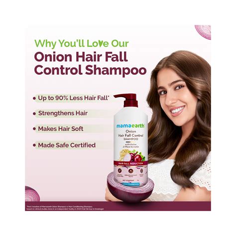 Buy Mamaearth Onion Shampoo 1ltr - Cureka