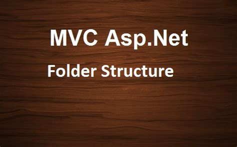 Image result for MVC Folder Structure