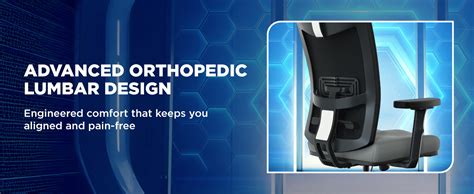 The Sleep Company Onyx Orthopedic Office Chair | Patented SmartGRID ...
