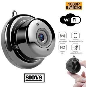 SIOVS WiFi Camera HD 1080P Camera Portable Home Security Cameras Covert ...