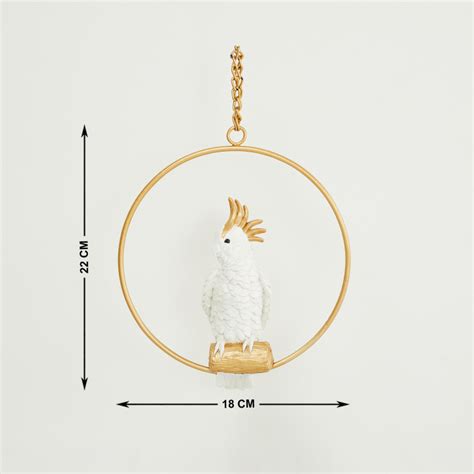 Buy Eternity Macaw-in-Ring Figurine from Home Centre at just INR 699.0