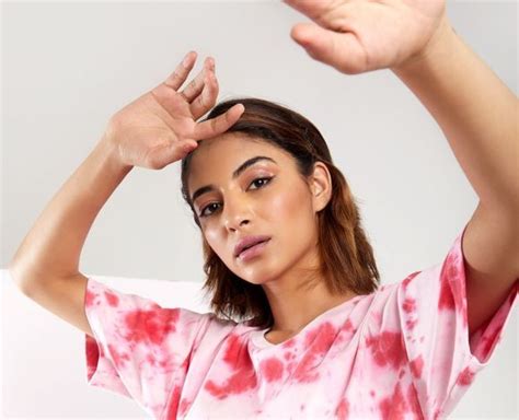 White Pink Hand Tie and Dye T-Shirt