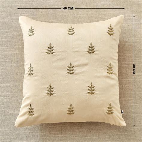 Buy Velin Azmin Set of 2 Embroidered Cushion Covers - 40x40cm from Home ...
