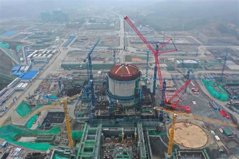 中广核广东太平岭核电项目1号机组顺利完成穹顶吊装