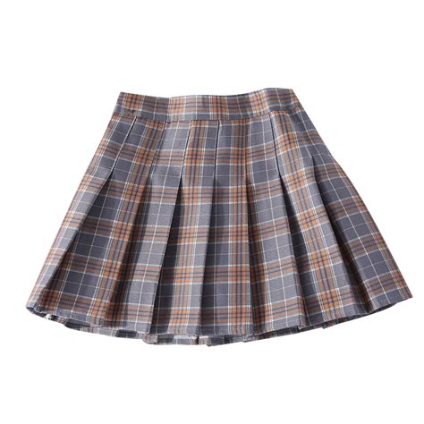 Edvintorg School Uniform Skirts for Girls Kids Plaid Printed Elastic ...