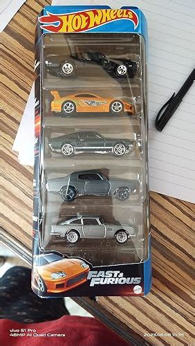 Hot Wheels Car 2023 Fast & Furious Pack of 5 (70 Dodge Charger R/T ...