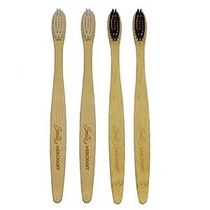 Buy Smile Merchant Bamboo Toothbrushes (Pack of 4) Online at Low Prices ...