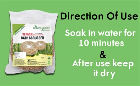 Kerala Naturals Ayurvedic Bath Scrubber Vetiver Ramacham (4) : Amazon ...