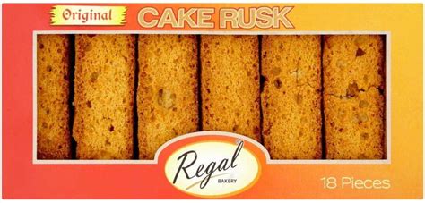 Regal Bakery Cake Rusk - Original - 18 Pieces - Pack India | Ubuy