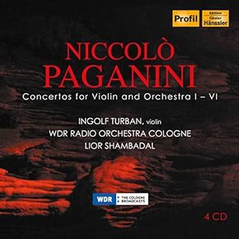 Cons 1-6 for Vln & Orch : Paganini, Ingolf Turban: Amazon.in: Books
