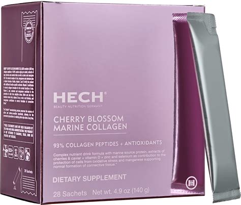 HECH Cherry Blossom Marine Collagen - Drink Sachets for India | Ubuy