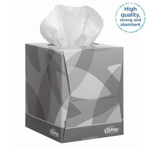 8834 KLEENEX | KLEENEX White Facial Tissues, Box of 88 | 183-1497 | RS