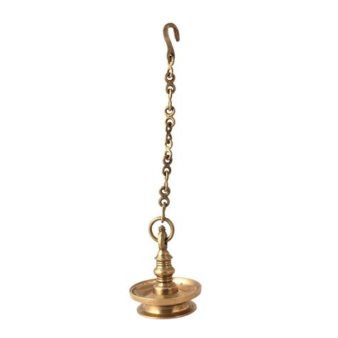 Brass Hanging Diwali Lamp with Chain