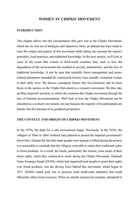 Image result for Chipko Movement Introduction