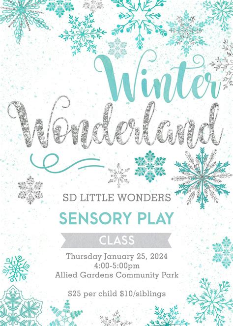 SD Little Wonders Winter Class, Allied Gardens Recreation Center, San ...