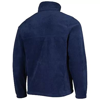 Men's Columbia Navy Detroit Tigers Steens Mountain Full-Zip Jacket