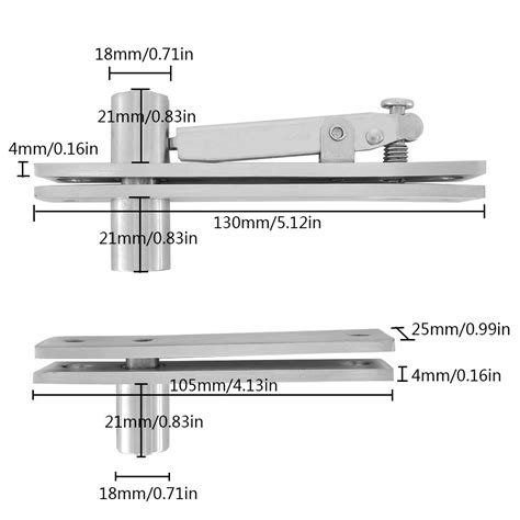 Pivot Door Hinge Alamic Heavy Duty 304 Stainless Steel Pivot Hinge for ...