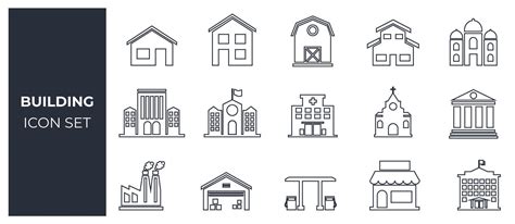 Building Icon Set 的图像结果