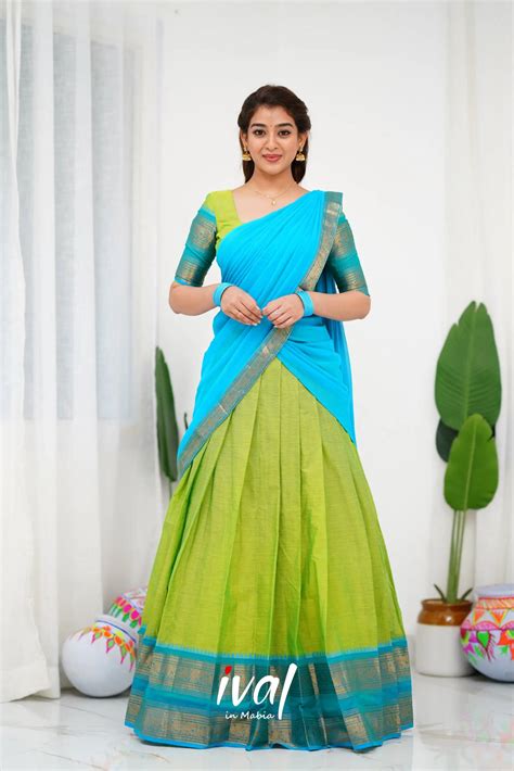 PADMAJA - Cotton Half Sarees – Ivalinmabia