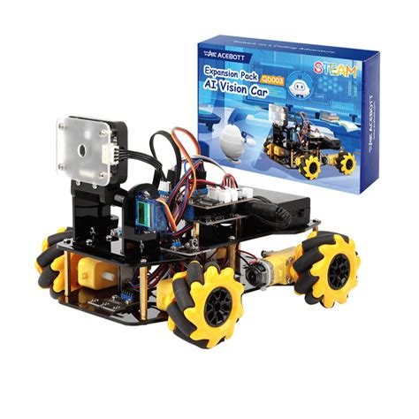ACEBOTT QD003 STEAM AI Vision Expansion Kit for QD001 Smart Car Kit ...