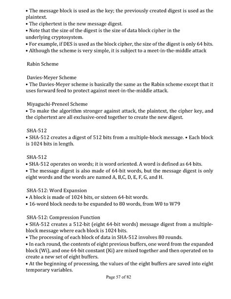 Compiler Lecture-5 - The message block is used as the key; the ...