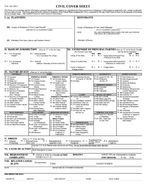 Fillable Online pamd uscourts The JS 44 civil coversheet and the ...