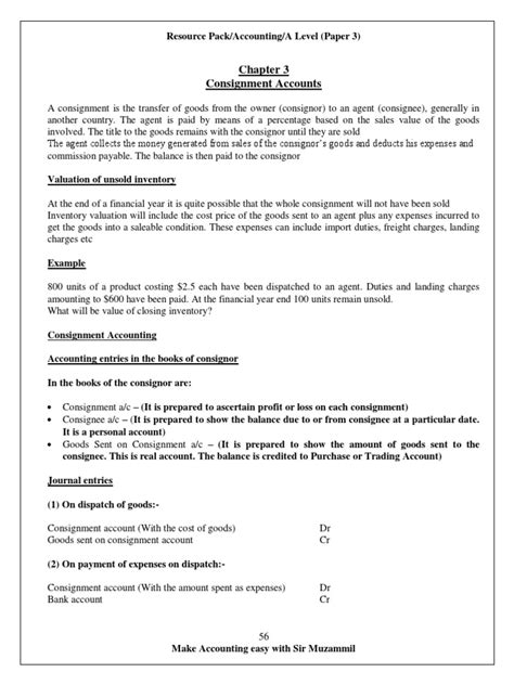 Image result for Consignment Account Format