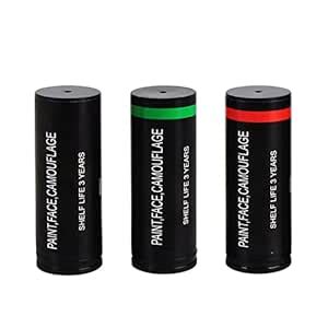 MYADDICTION 3 Pieces 3 Colors Camo Face Paint Stick Camping Paint for ...