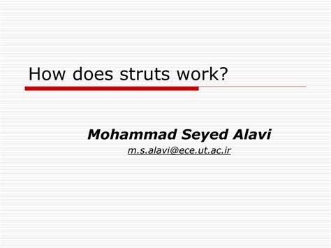 Image result for How Struts Work When Turning