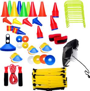 DANIKA SEHGAL Marker Cone 24 Set- 24 Hurdles, 36 Cones With Holder ...