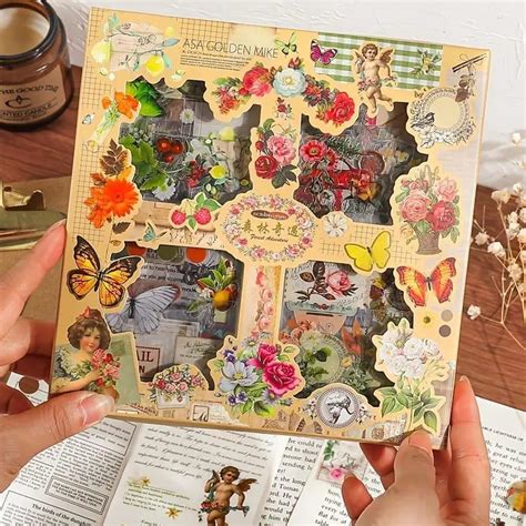 New Premium Journal Aesthetic Stickers |Box Of 100 Sticker - works on ...