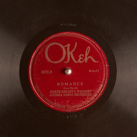 ROMANCE : JOSEPH KNECHT'S WALDORF ASTORIA DANCE ORCHESTRA : Free ...