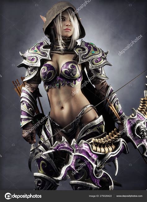 Hooded Female Warrior