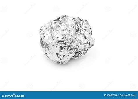 Tin foil recycling stock photo. Image of recycle, round - 13685734