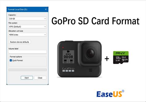 Image result for GoPro 9 Format Sd Card