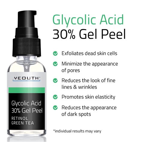 YEOUTH Glycolic Acid Peel for Face, Chemical Peel Nepal | Ubuy - chemical peel with glycolic acid