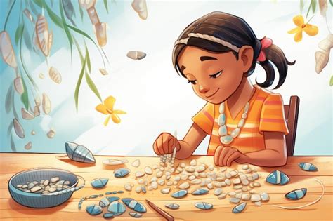 Image result for Stringing a Shell Necklace