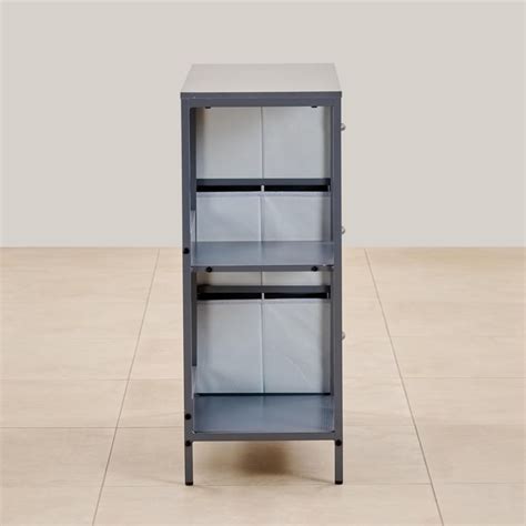 Buy Helios Ethan Metal 3-Tier Multipurpose Cabinet - Grey from Helios ...