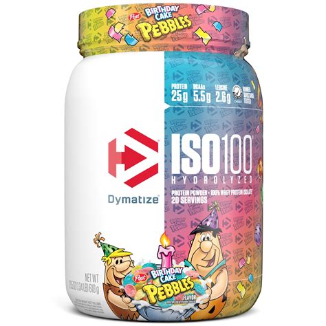 Dymatize ISO100 Protein Powder, Hydrolyzed Whey Isolate, 25g Protein ...