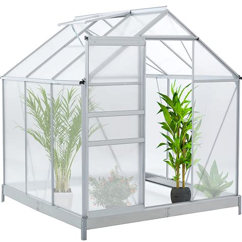 Buy AMERLIFE 6' x 6’ Hobby Greenhouse Polycarbonate Greenhouse with ...