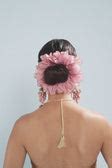 Shop Lily Floral Scrunchie Rubber Band Online