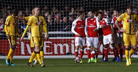 Football: Arsenal beat Sutton United 2-0 to enter FA Cup quarters