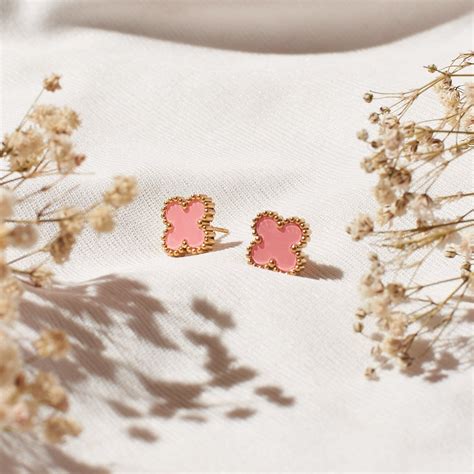 Romantic Rose Clover Studs | Salty – Salty Accessories