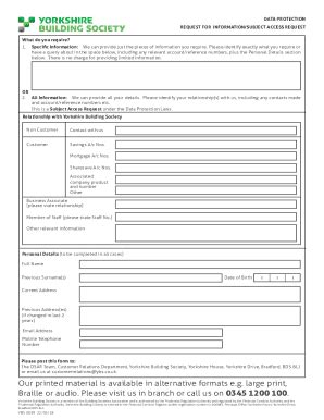2018-2026 Form UK Yorkshire Building Society YBS 0039 - Blank Fillable ...