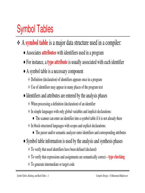 Image result for Debugging Symbol Table